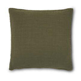 Kussen Astrid olive green 45x45 cm