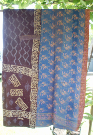 Vintage Kantha Quilt multicolor