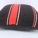 Vintage Kilim kussen 50x50 stripe brown coral pink