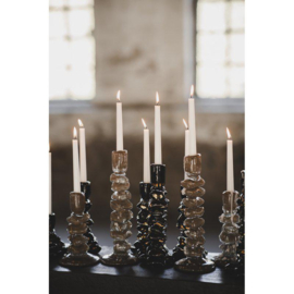 Carmella Brown L Kandelaar – Handgeblazen Glas