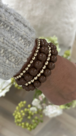 Armbanden Exclusieve vergulde goldcolour kralen 