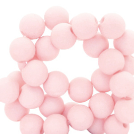 6 mm kralen van acryl Roze Tan 69123 12 gram (ca. 100 st.)