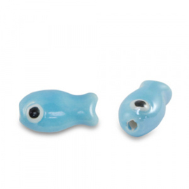 Fish kraal keramiek blue