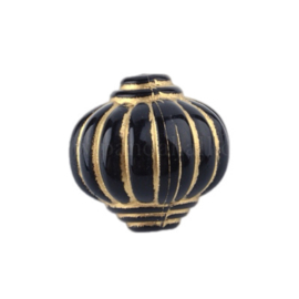 Acryl barok black gold 14mm