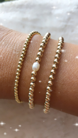 Goldfilled 14kt set armbanden 3 en 4mm