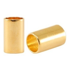 DQ tube Ø5mm Goud (nikkelvrij)