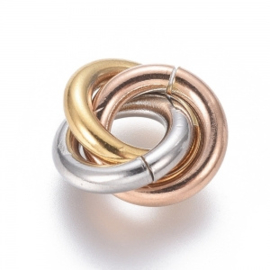 Stainless steel Triple ring