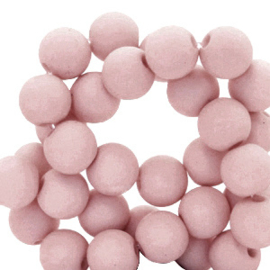 4 mm kralen van acryl Vintage Pink 71346 8 gram