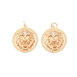 Munt Lion Goldplated per stuk