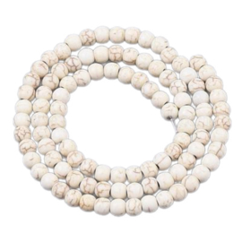 Streng natuursteen Natural kralen 4mm