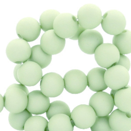 6 mm kralen van acryl Neo Mint Green 66754 (12 gram) ca. 100 stuks