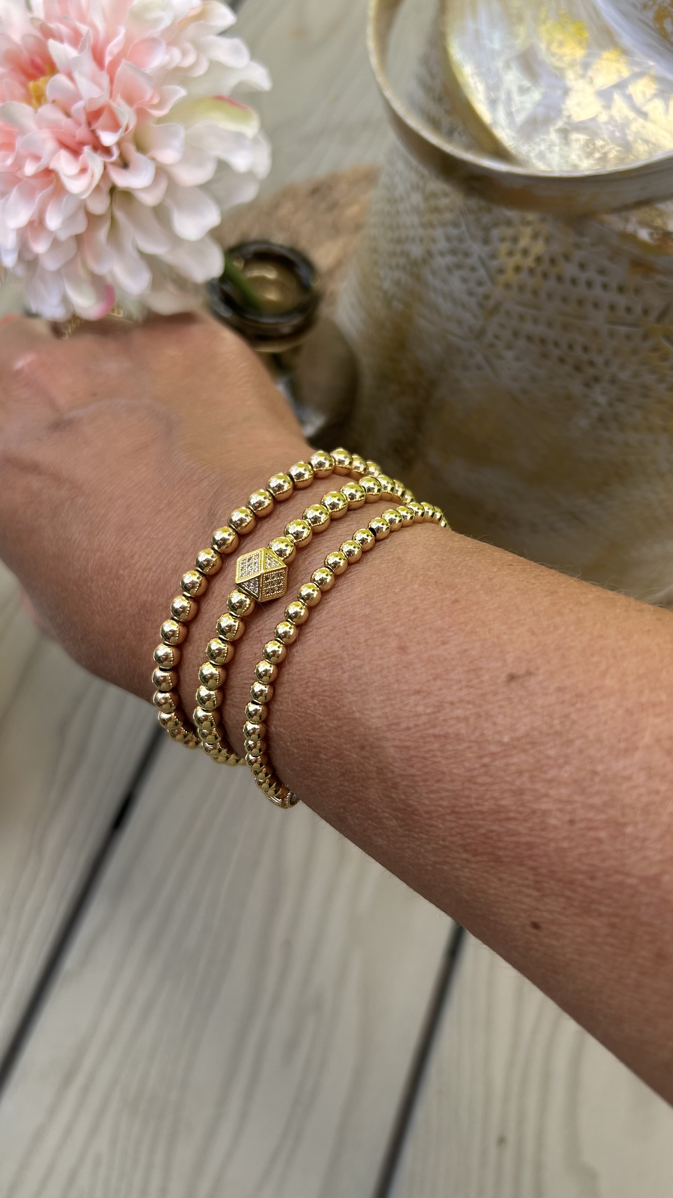 Zomerset Exclusieve vergulde goldcolour kralen