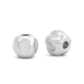 Kralen van Hematite 4 mm Antique Silvercolour 10  st 68716