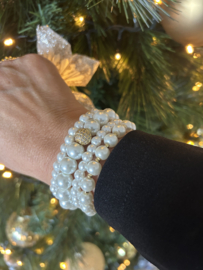 Glasparel set armbanden  Zirconia bal