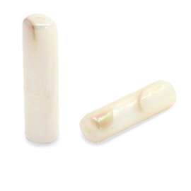 Schelp kralen tube Eden crème beige 66842