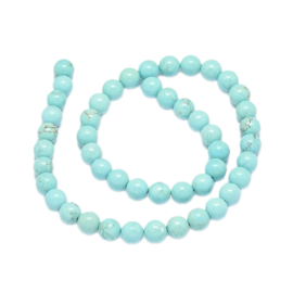 Streng natuursteen kralen Ocean 6mm