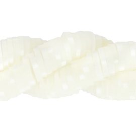 Kralen Katsuki 6mm Ivory white (5 gram, ca. 100 stuks)