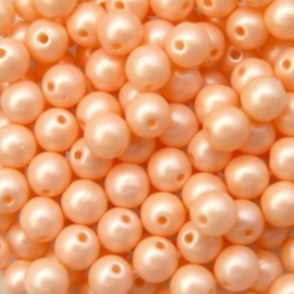 Tsjechische glaskralen Pastel Pearl 4 mm 50 st.