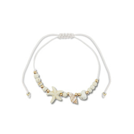 Hippe schelpen armbandje