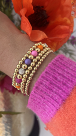 Moederdag Set Exclusieve vergulde goldcolour strass