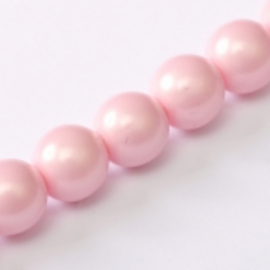 Tsjechische glaskralen Light Pink 4 mm 50 st.