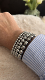 Armbanden Exclusieve silvercolour kralen 