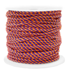 Maritiem koord Orange Purple 2 mm per meter