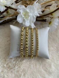 Armbanden set Exclusieve vergulde goldcolour kralen