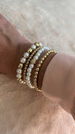 Moederdag Set Exclusieve vergulde goldcolour pearl