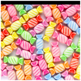 Snoepjes mix, 7x15mm, Multi Colour,