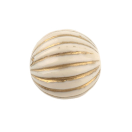 Acryl round lines White gold 10mm