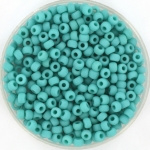 Miyuki kralen 3mm 8/0 - opaque  turquoise green 412F