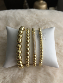 Armbanden set Exclusieve vergulde goldcolour kralen
