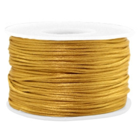 Macramé draad satijn 1.5mm Golden brown 1 meter 58760