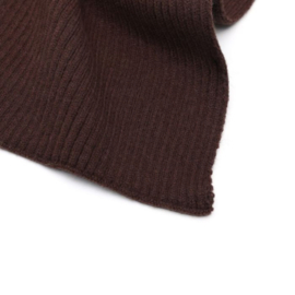 Warme wintersjaal Dark Brown
