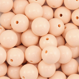 Bubblegum kralen 18mm per st.