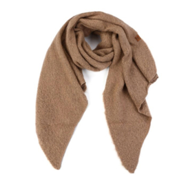 Warme wintersjaal Camel
