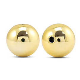 Acryl kralen goldcolour 16mm 10 st