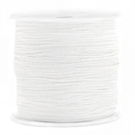 Macramé draad 0.8mm White 72701 Per meter