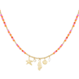 Stainless steel bedel ketting Kings Day actie
