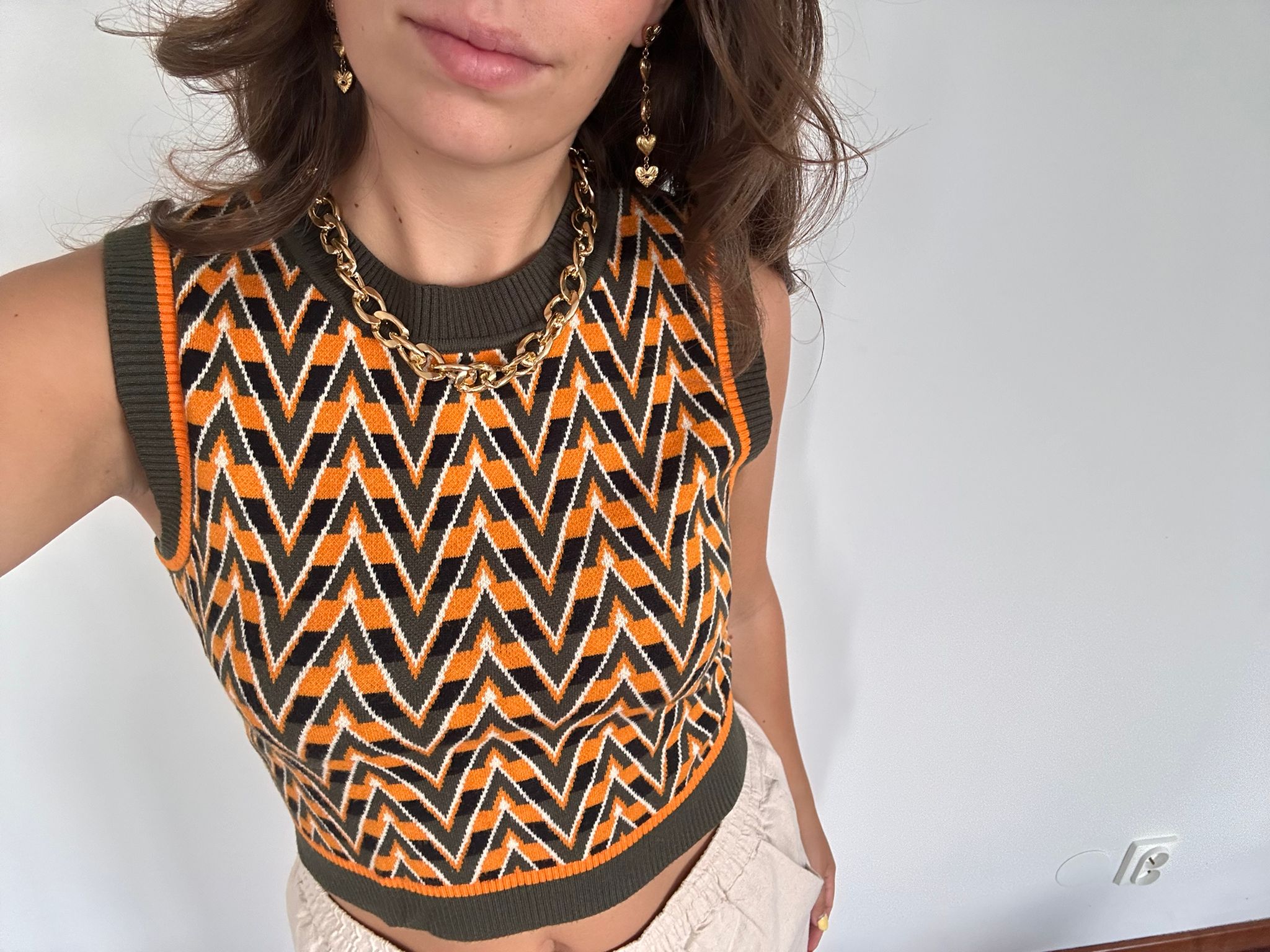 Grove goldcolour schakelketting