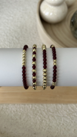 Bordeaux red colour set