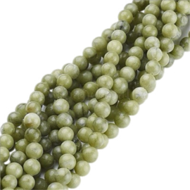 Streng natuursteen Gemstone green 6mm