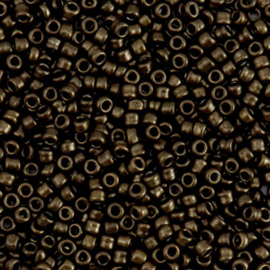 Rocailles 12/0 (2mm) Metallic sepia brown,  10 gram 75917