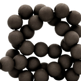 6 mm kralen van acryl Jet black 69083 12 gram (ca.100 st.)