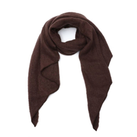 Warme wintersjaal Dark Brown