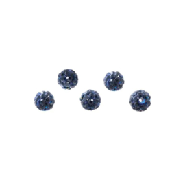 Strass glitter kraal 4 mm Blue