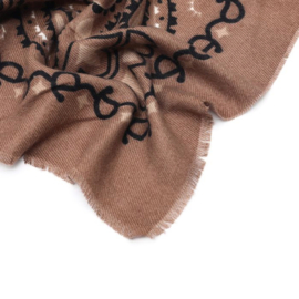 Paisley sjaal khaki