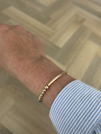 Goldfilled armband 4mm 5mm tube