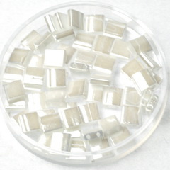Miyuki tila 5x5 mm - ceylon pearl white 420